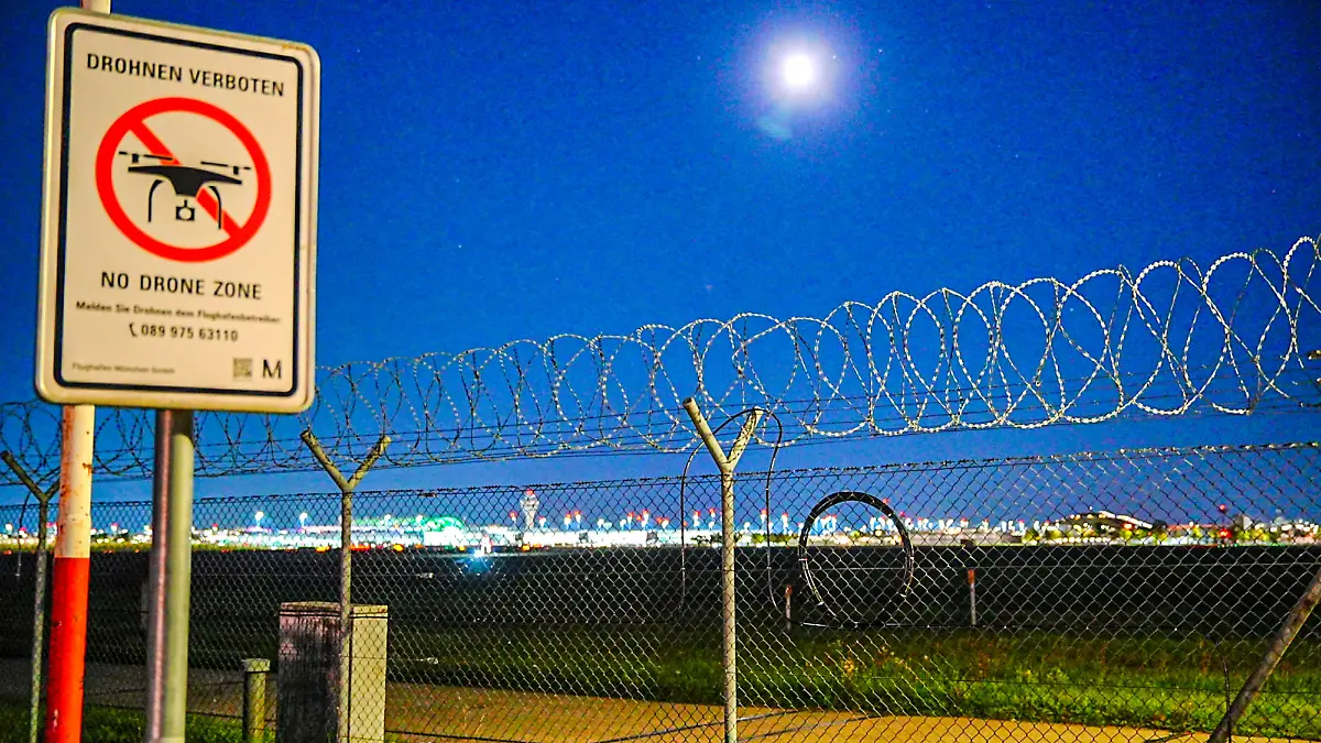 Drohnensichtung am Flughafen München