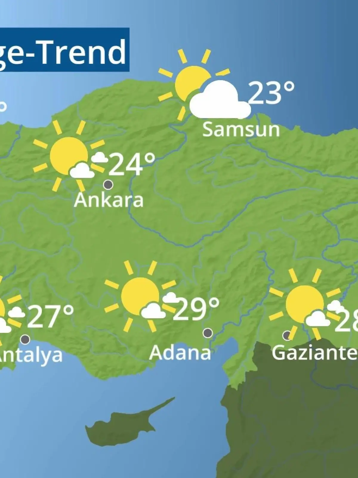 Bild zu: "Türkei: Wie wird das Wetter?"