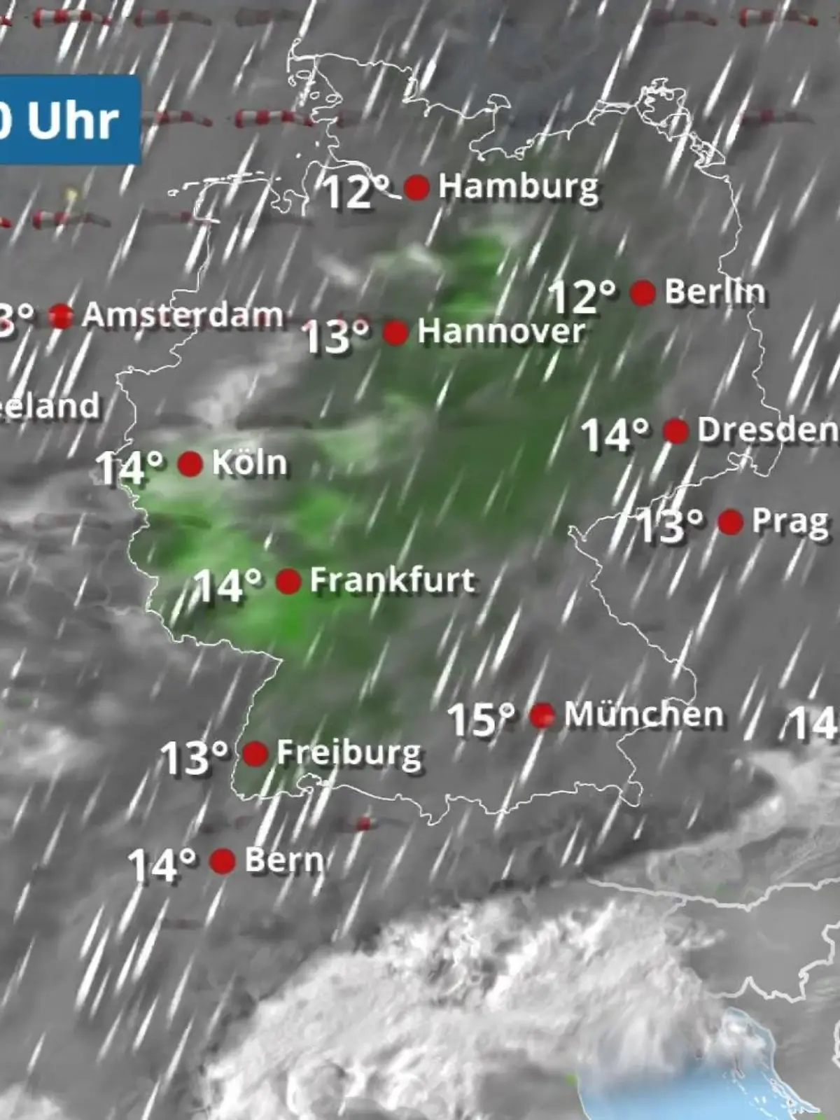 Bild zu: "Sturmtief Detlef und Regen bestimmen das Wetter"