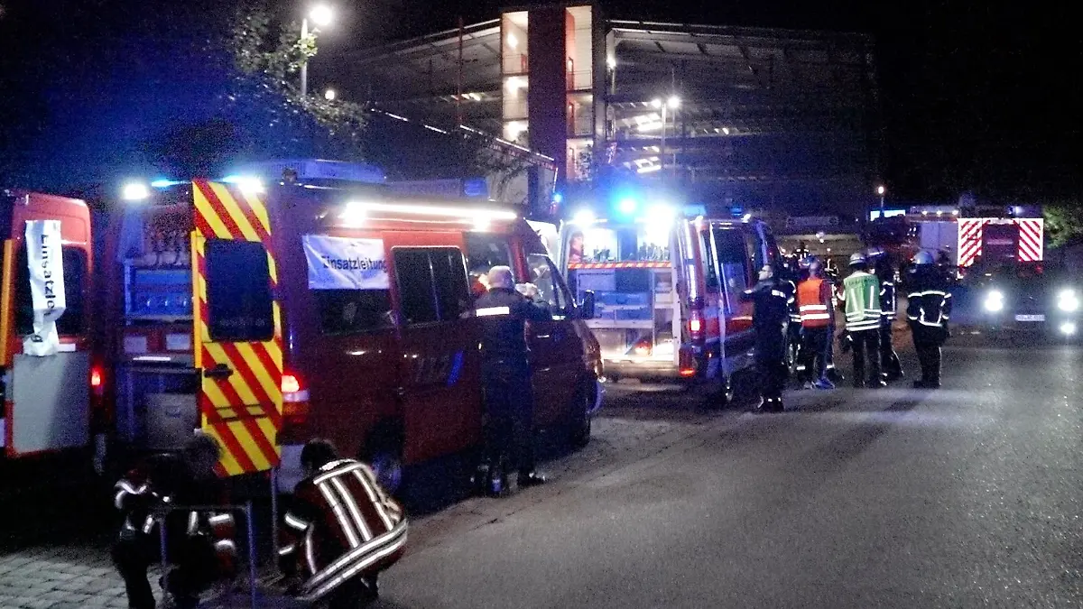 Klinikbrand in Saarbrücken