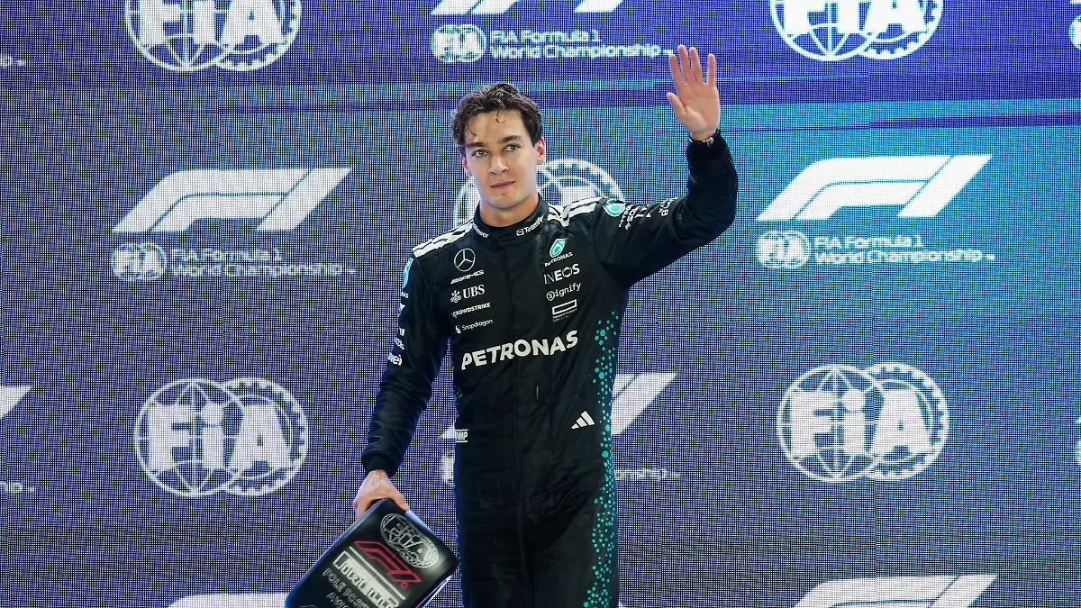George Russell holte sich mit einem Streckenrekord die Pole Position.