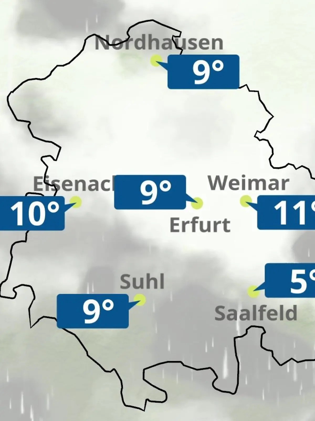 Bild zu: "Thüringen: Wie wird das Wetter?"