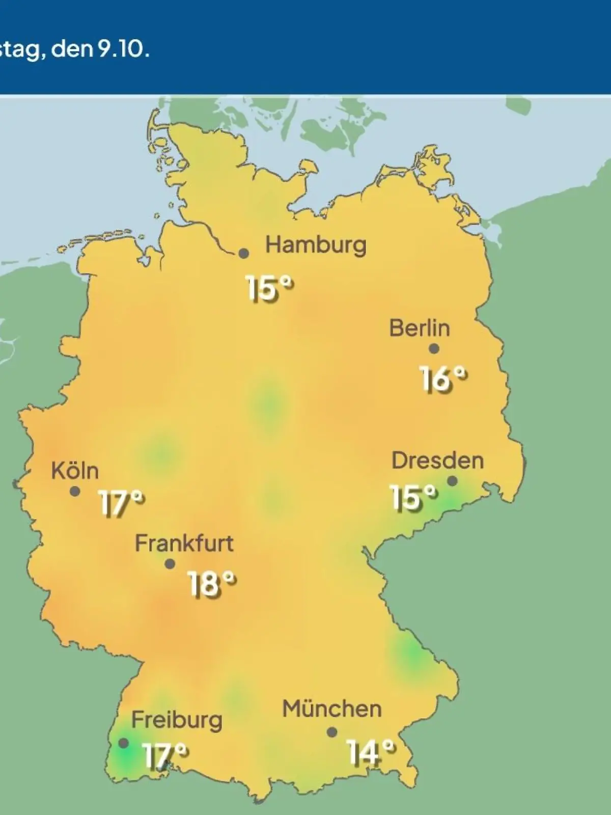 Bild zu: "Im Video: Temperatur-Vorhersage"