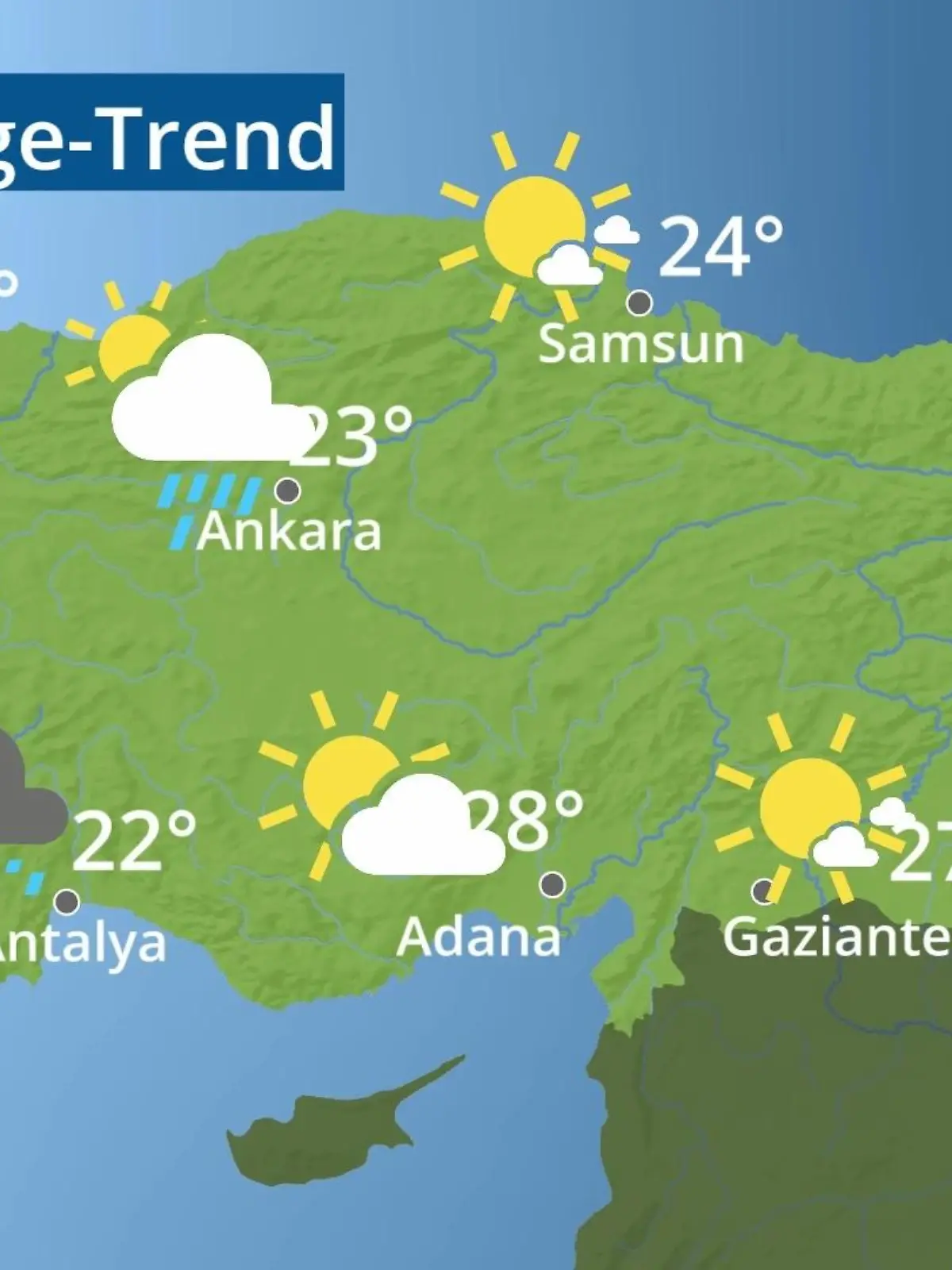 Bild zu: "Türkei: Wie wird das Wetter?"