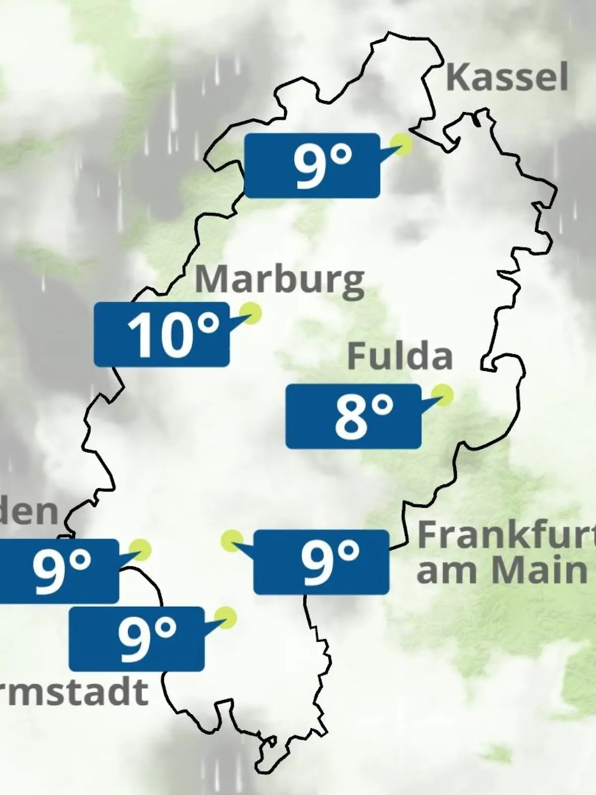 Bild zu: "Hessen: Wie wird das Wetter?"