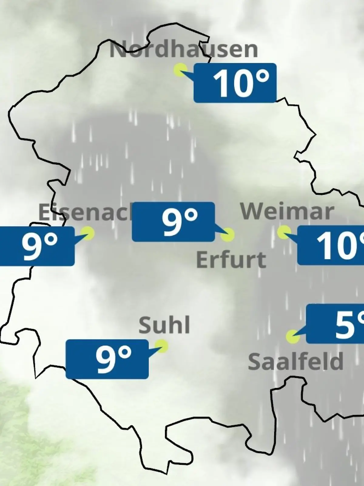 Bild zu: "Thüringen: Wie wird das Wetter?"