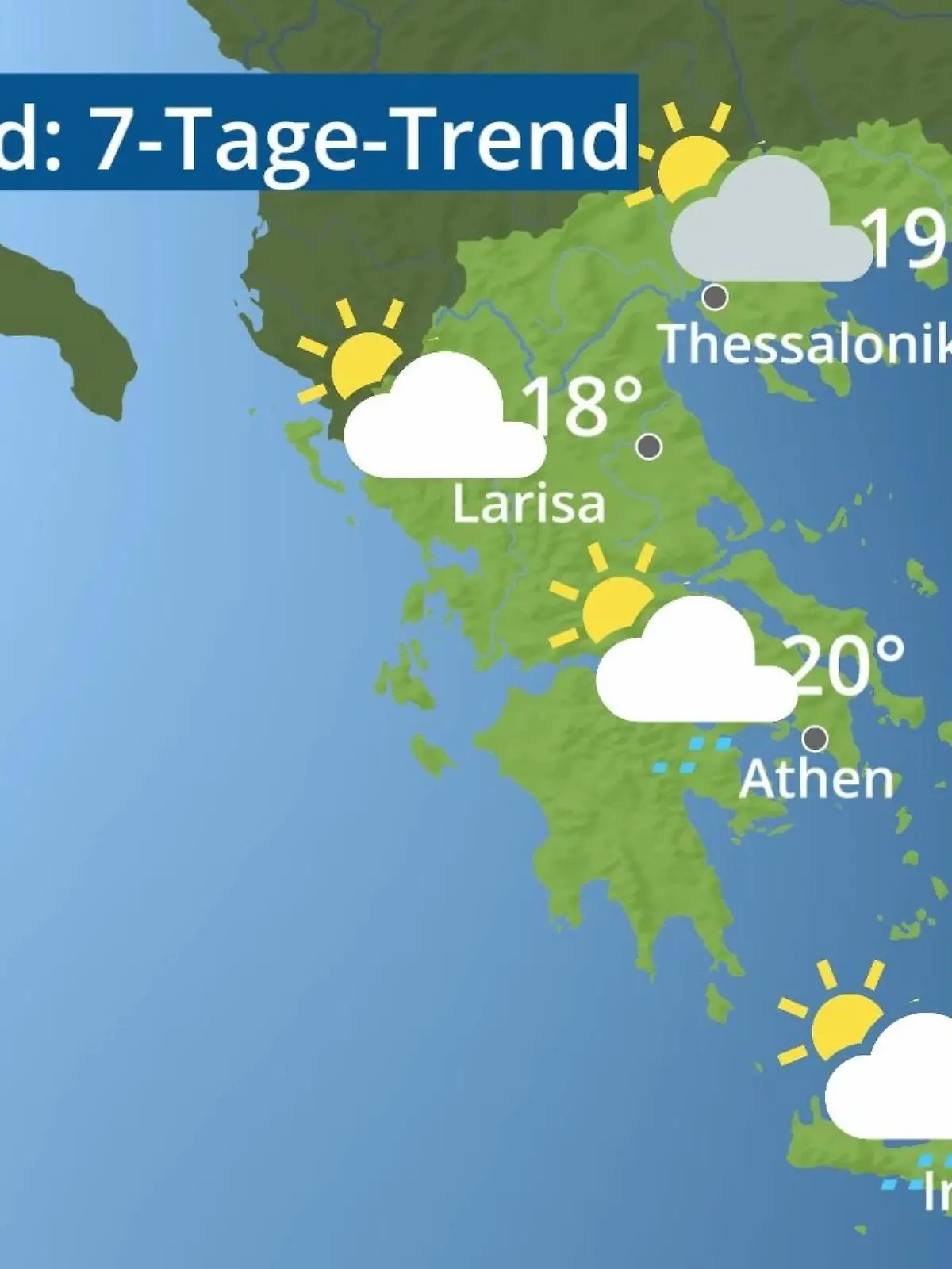 Bild zu: "Griechenland: Wie wird das Wetter?"