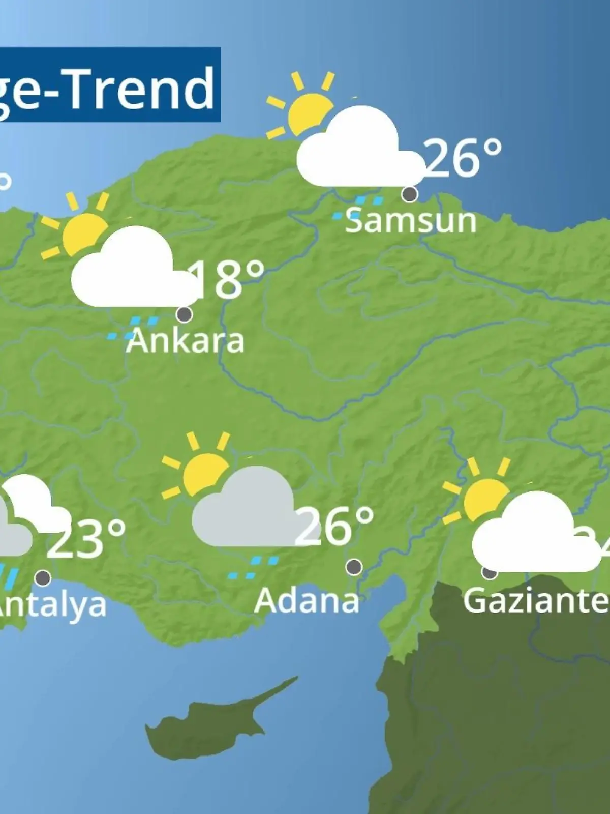 Bild zu: "Türkei: Wie wird das Wetter?"