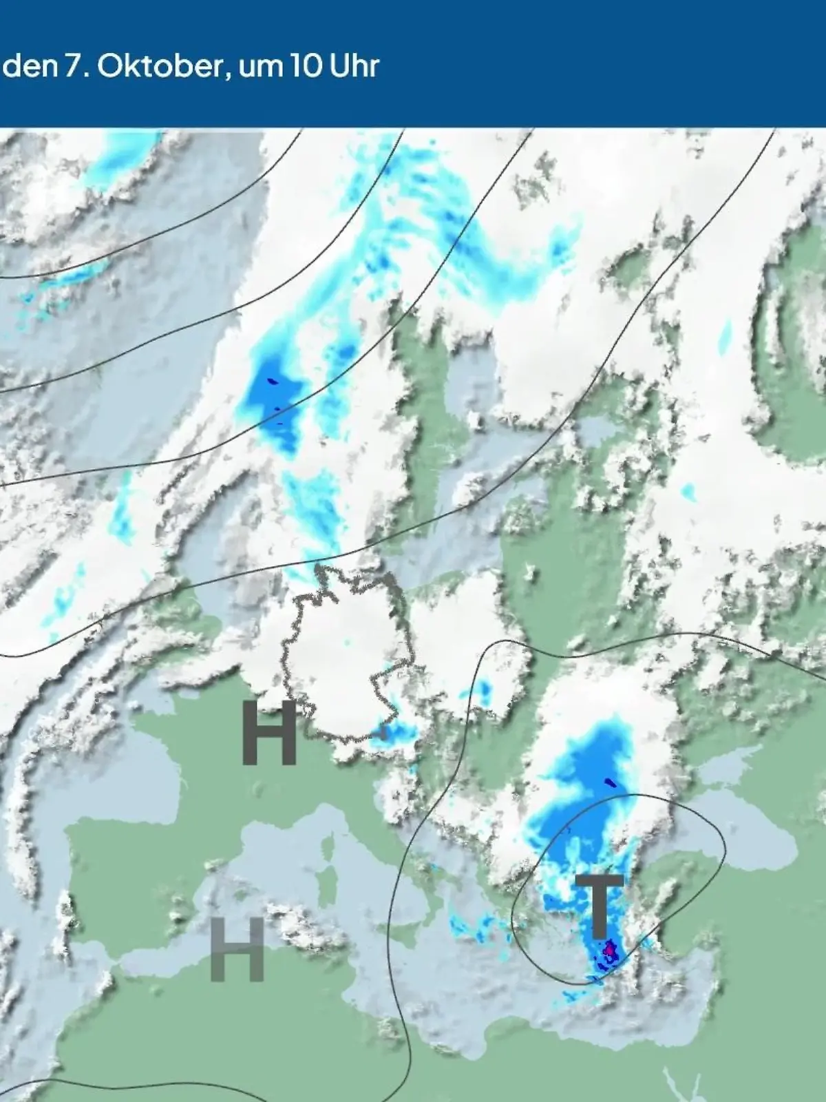 Bild zu: "Die Wetterlage der kommenden 5 Tage"