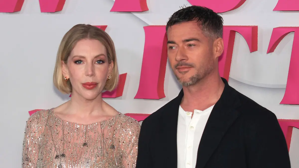 Wicked Little Letters European Premiere. London, UK. Katherine Ryan and Bobby Koostra at the European Premiere of at the