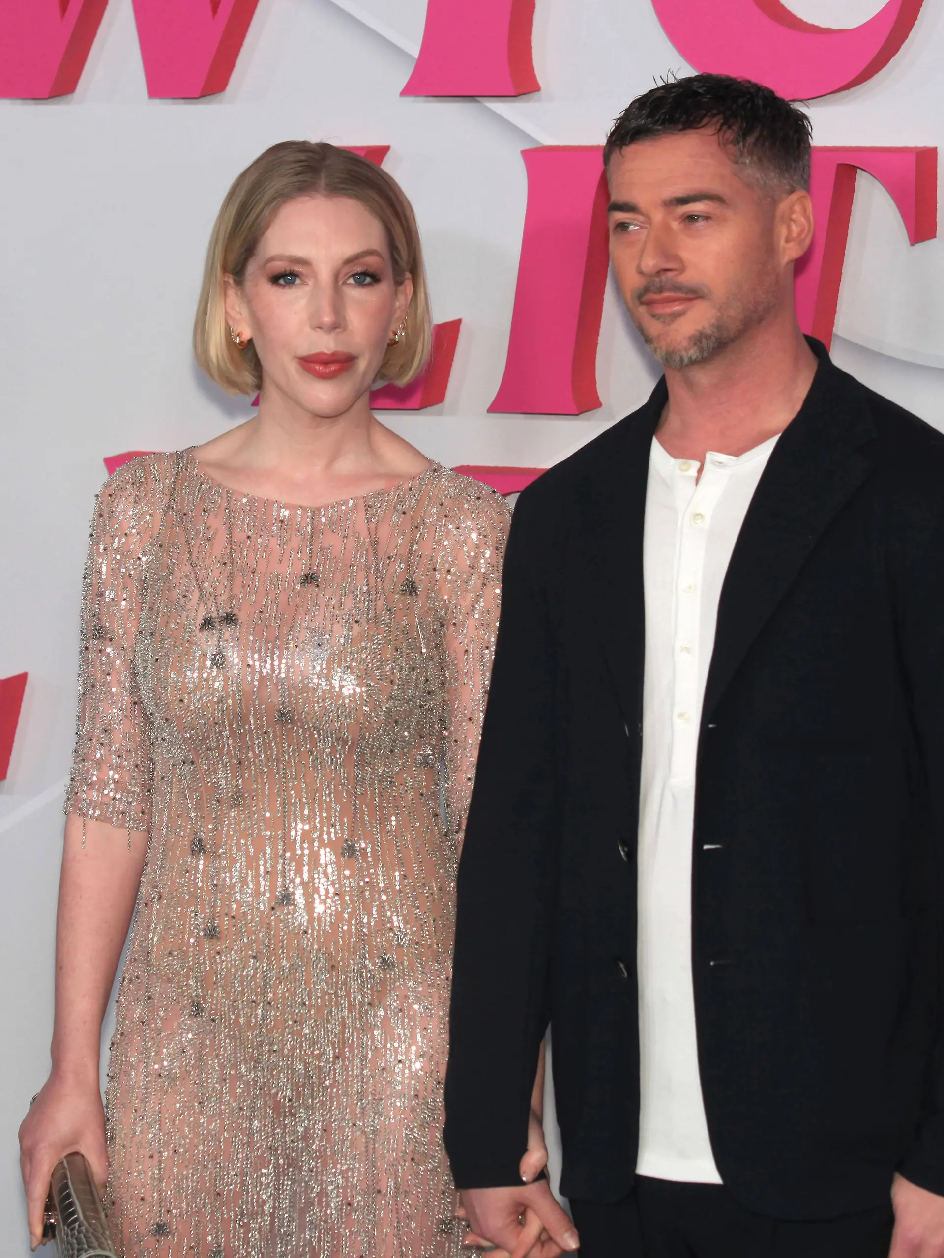 Wicked Little Letters European Premiere. London, UK. Katherine Ryan and Bobby Koostra at the European Premiere of at the
