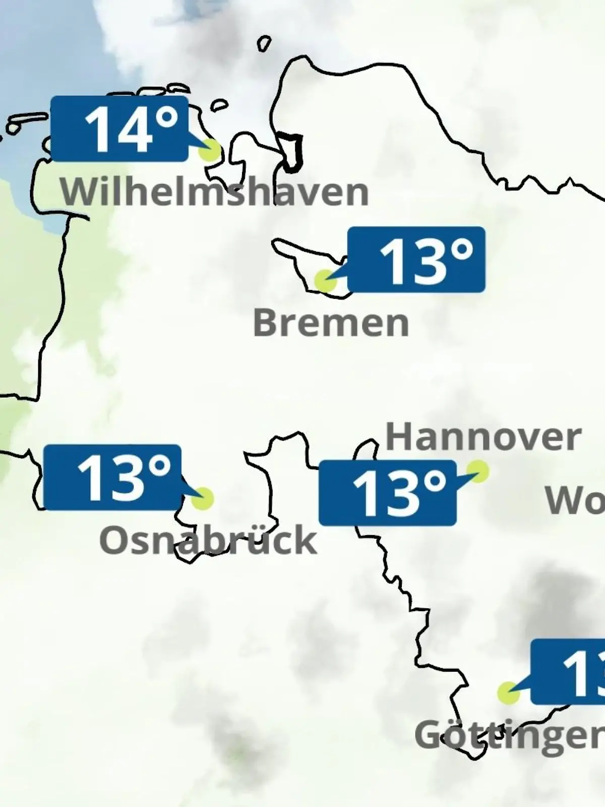 Bild zu: "Bremen und Niedersachsen: Wie wird das Wetter?"