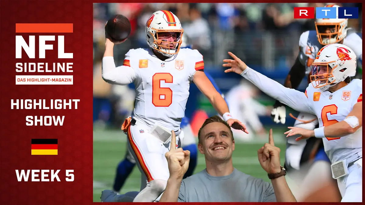 Mayfield auf MVP-Kurs? Die spektakulärsten Plays und Analysen der Woche! NFL Sideline – Das Highlight-Magazin