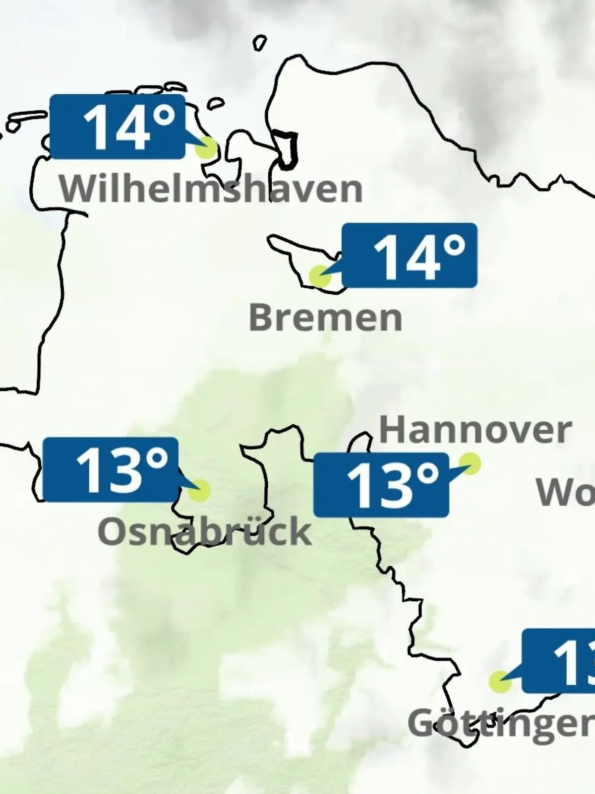 Bild zu: "Bremen und Niedersachsen: Wie wird das Wetter?"