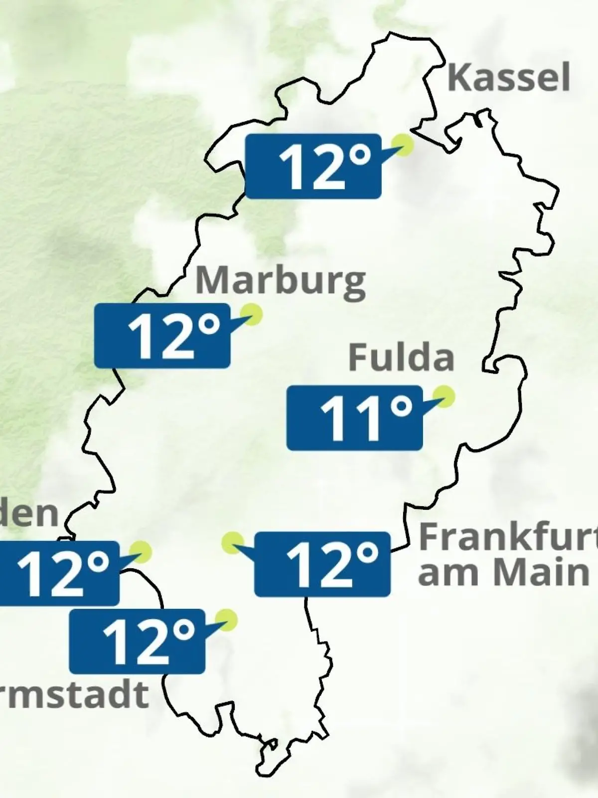 Bild zu: "Hessen: Wie wird das Wetter?"