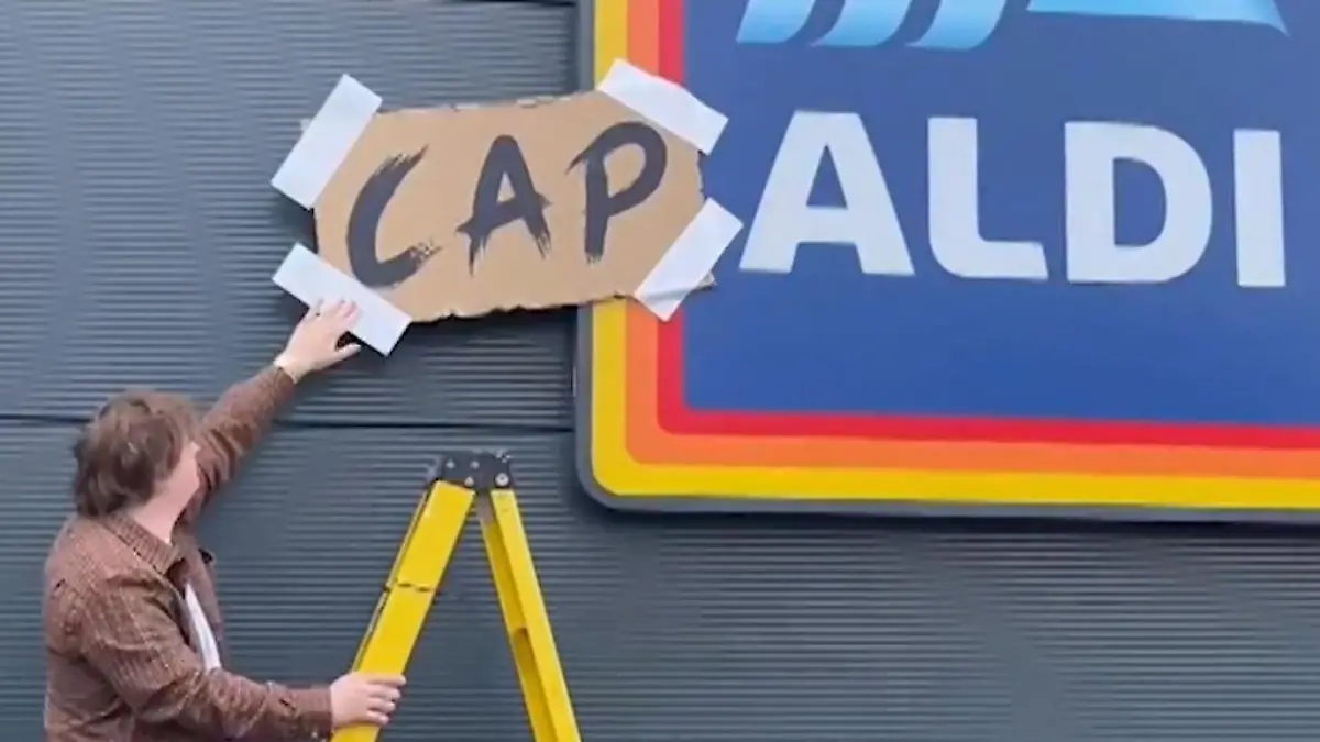Superstar singt auf Aldi-Dach – das steckt hinter seinem Überraschungs-Auftritt Mini-Konzert beim Discounter