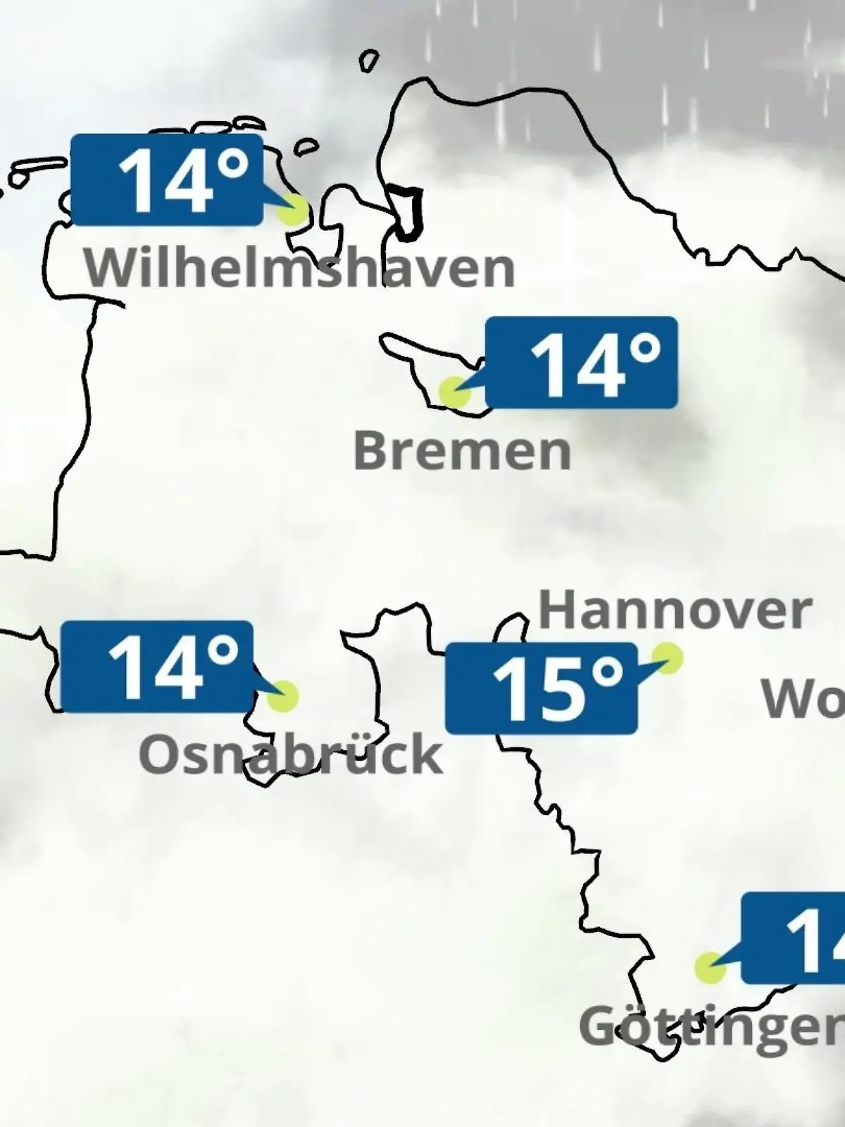 Bild zu: "Bremen und Niedersachsen: Wie wird das Wetter?"