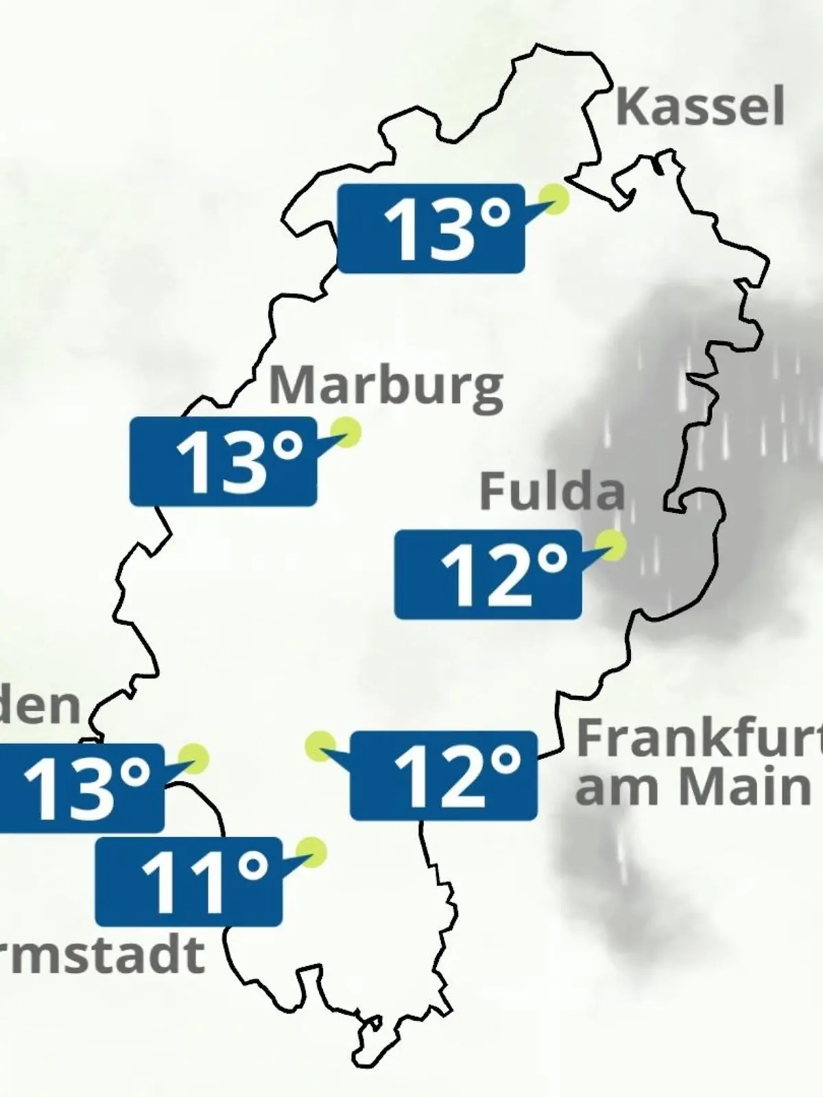 Bild zu: "Hessen: Wie wird das Wetter?"