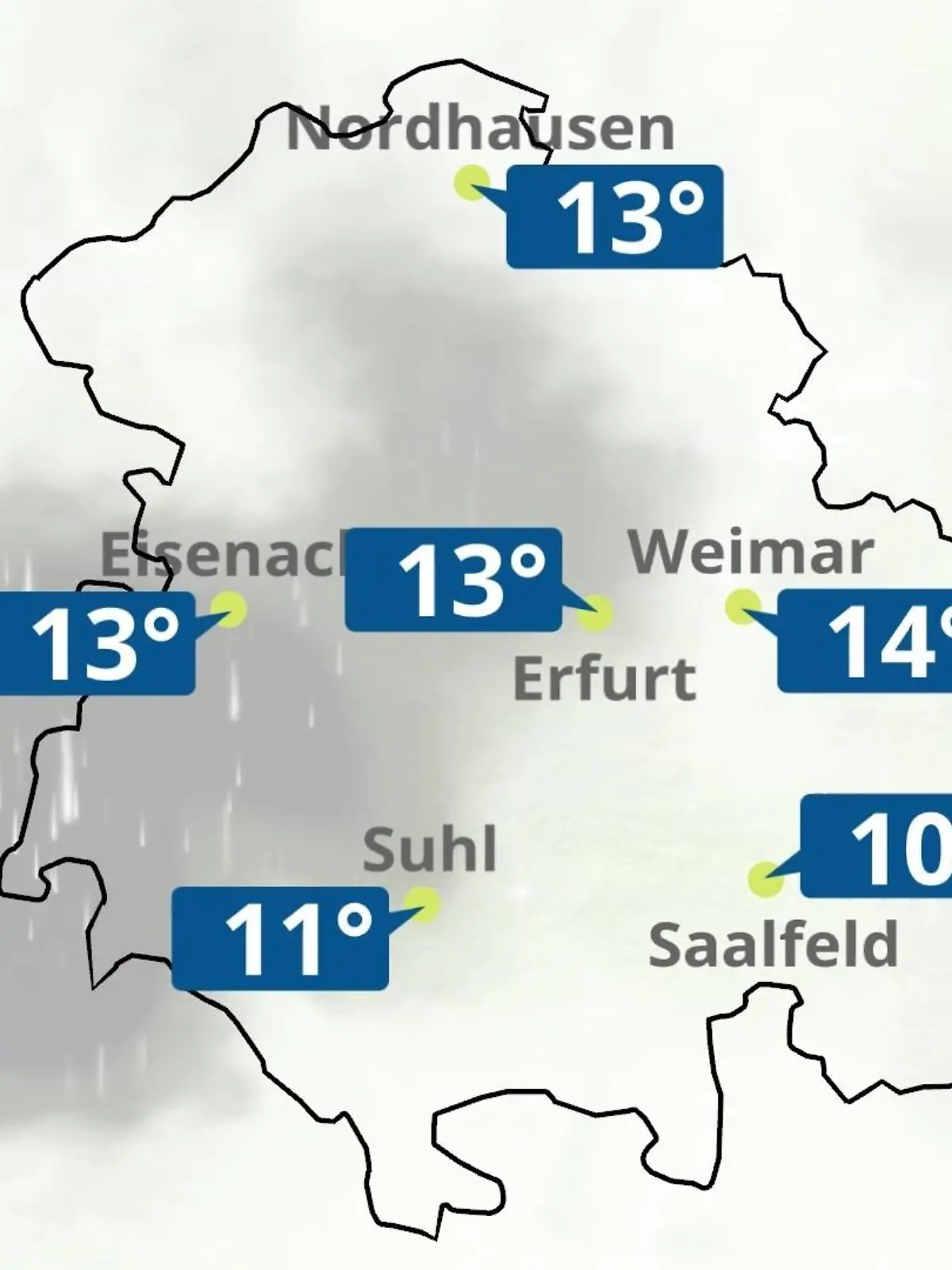 Bild zu: "Thüringen: Wie wird das Wetter?"