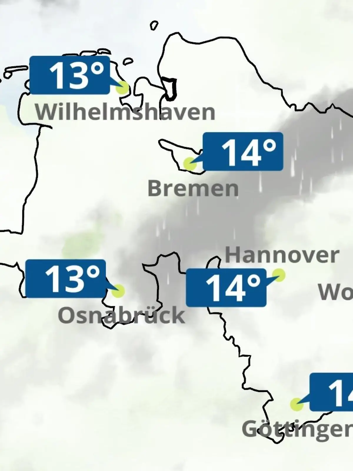 Bild zu: "Bremen und Niedersachsen: Wie wird das Wetter?"