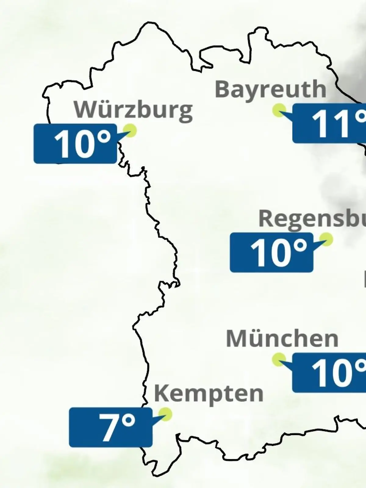Bild zu: "Bayern: Wie wird das Wetter?"