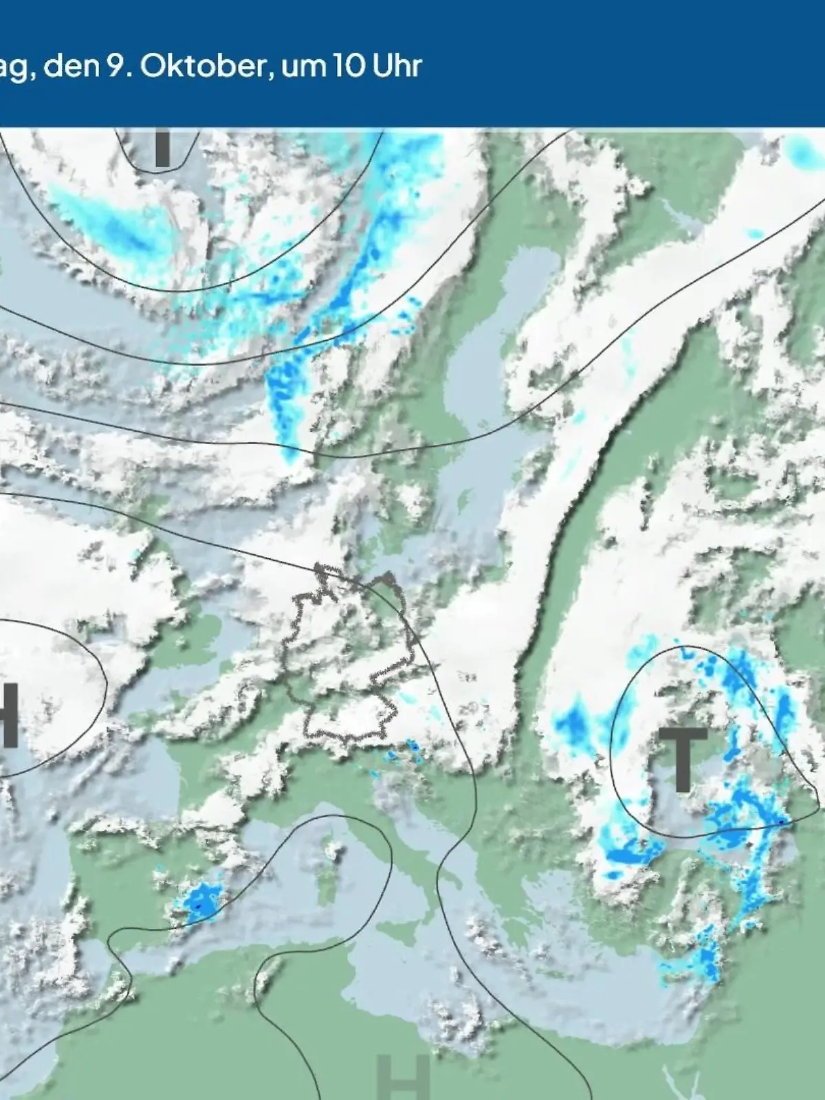 Bild zu: "Die Wetterlage der kommenden 5 Tage"