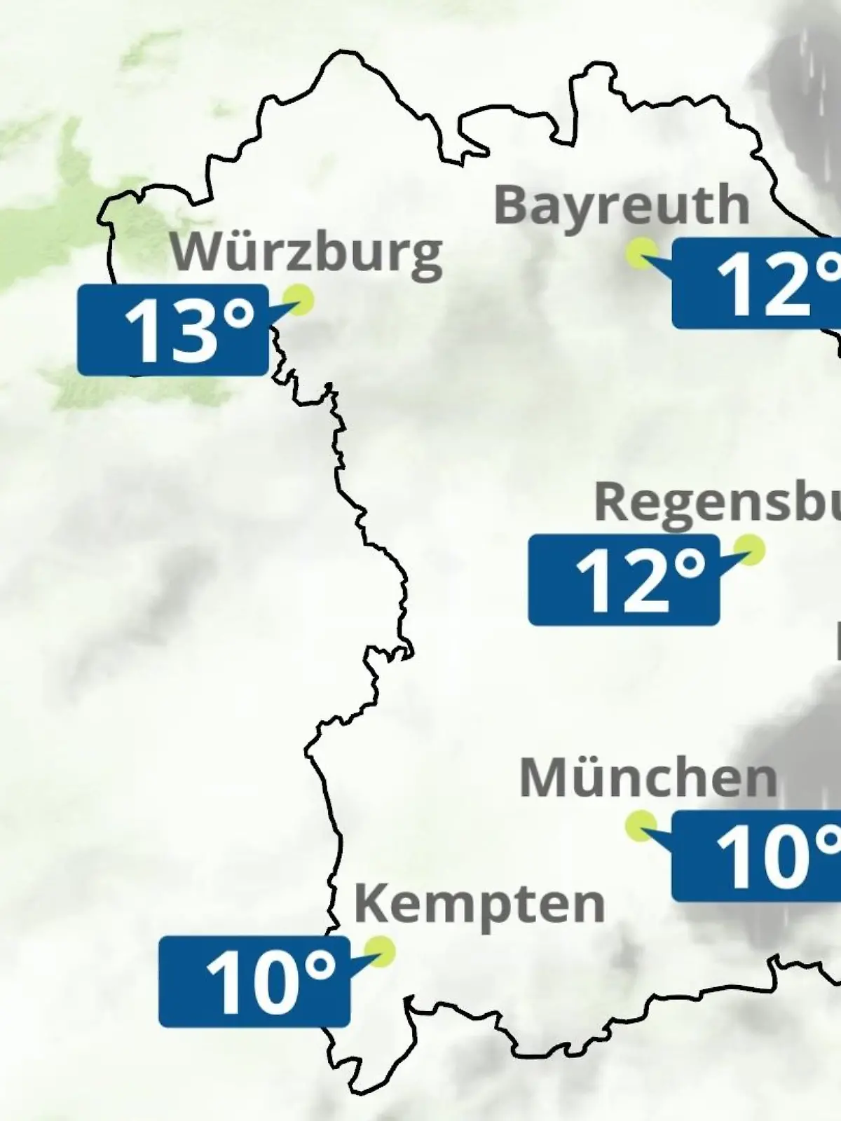 Bild zu: "Bayern: Wie wird das Wetter?"