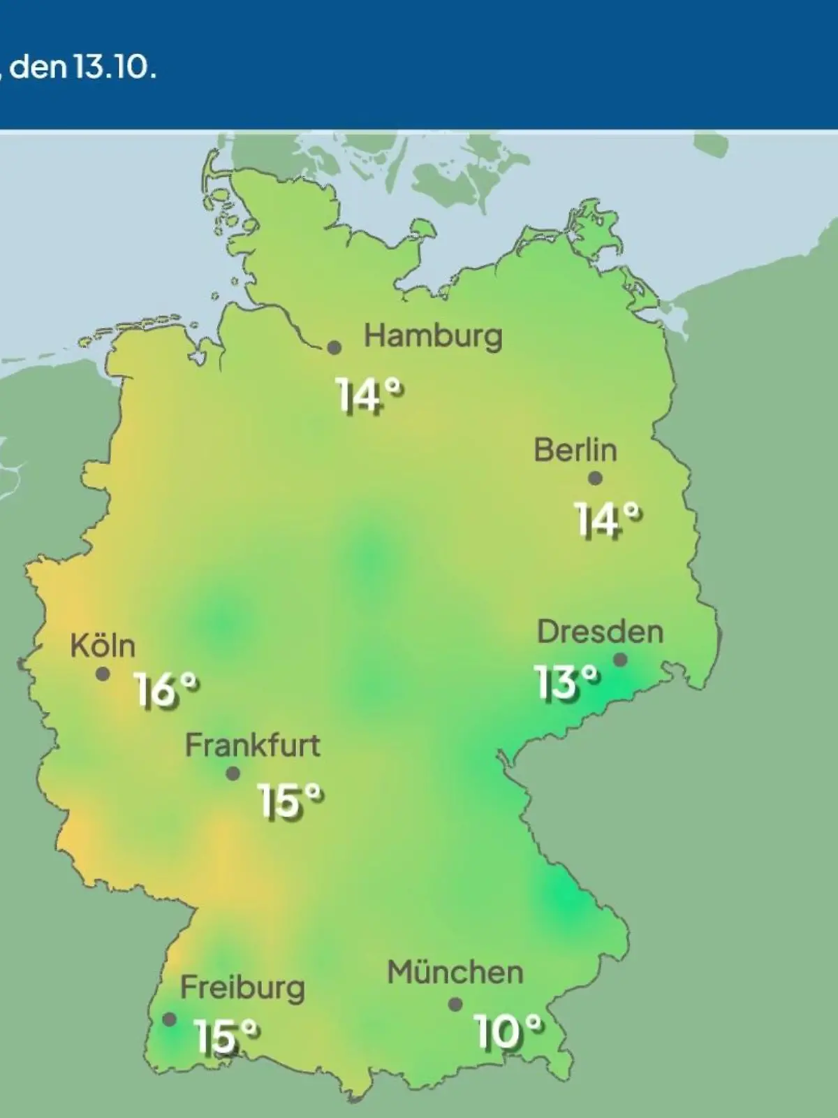 Bild zu: "Im Video: Temperatur-Vorhersage"