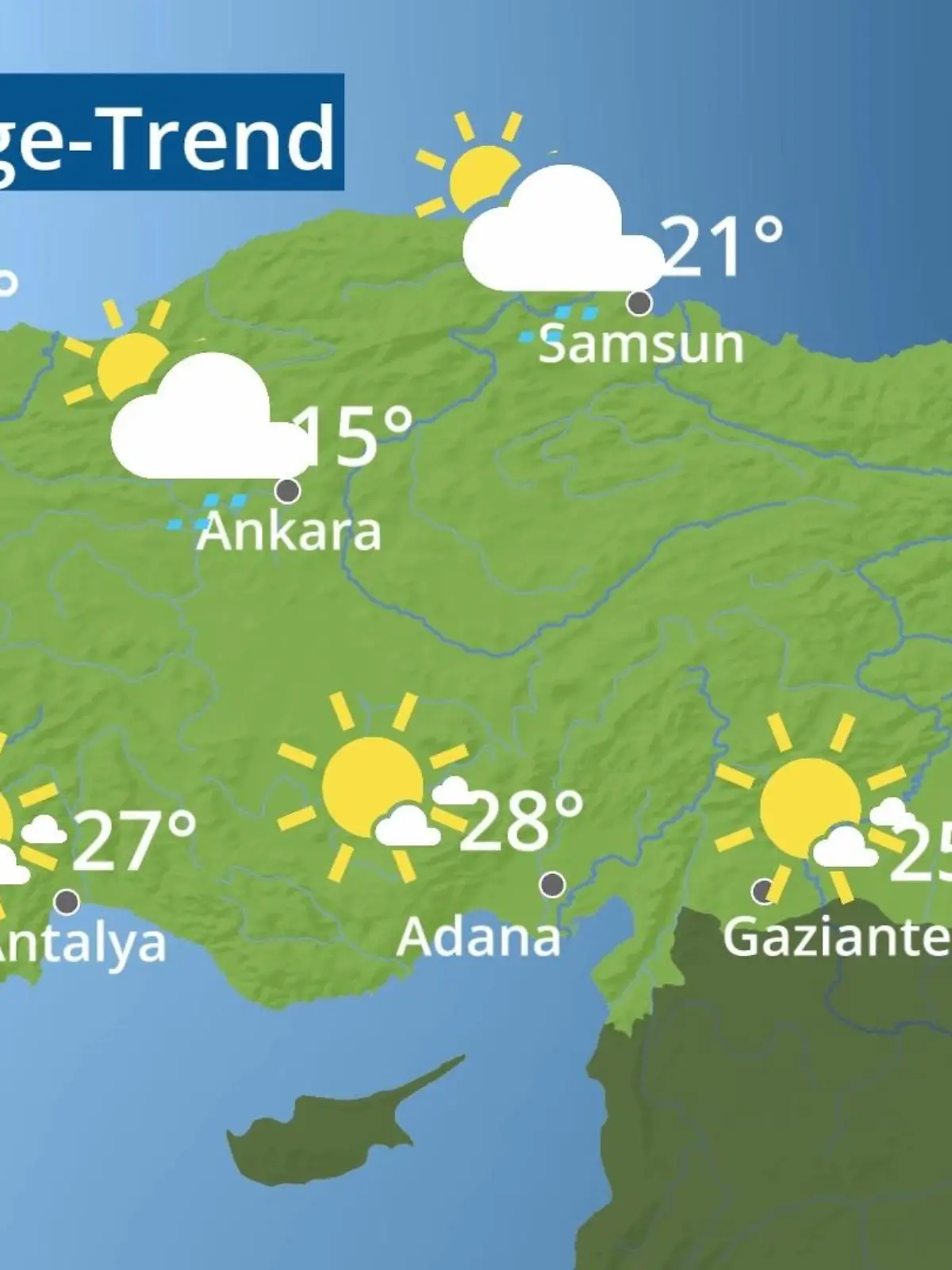 Bild zu: "Türkei: Wie wird das Wetter?"