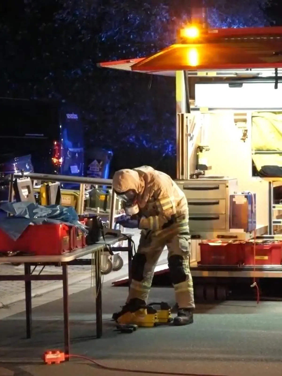 Großeinsatz in Zeckern.