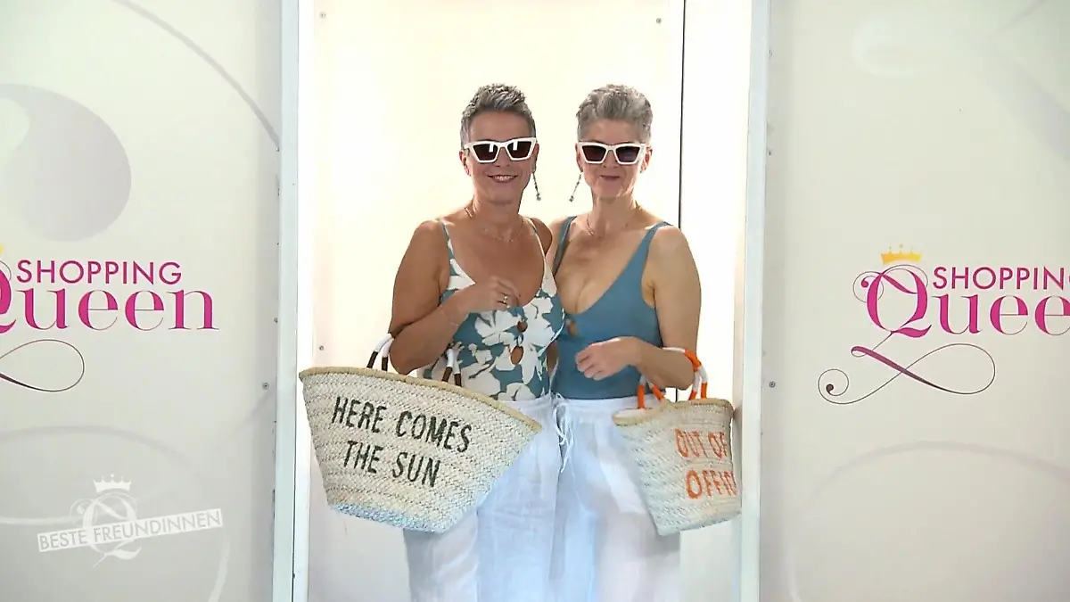 Christina und Birgit präsentieren ihren Strandlook Sommerfeeling pur