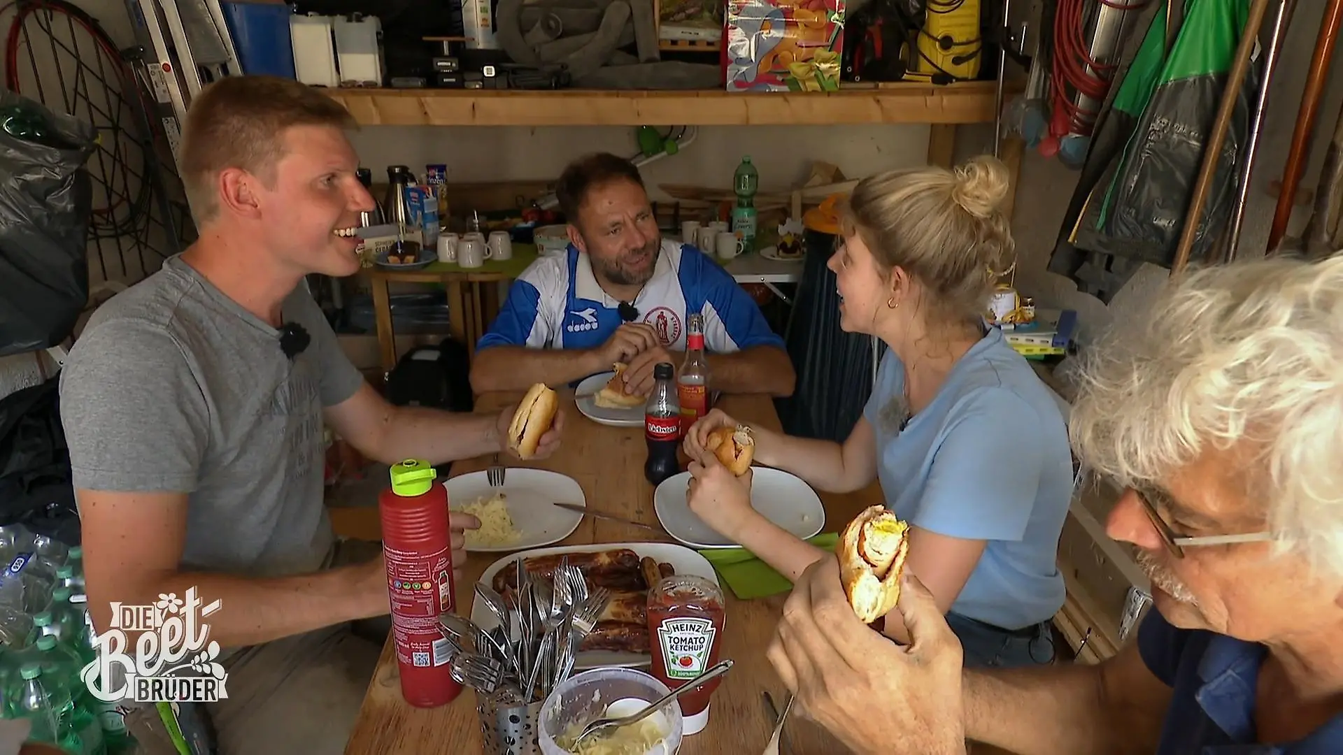 Grillwurst für die Beet-Brüder Stärkung in Dortmund