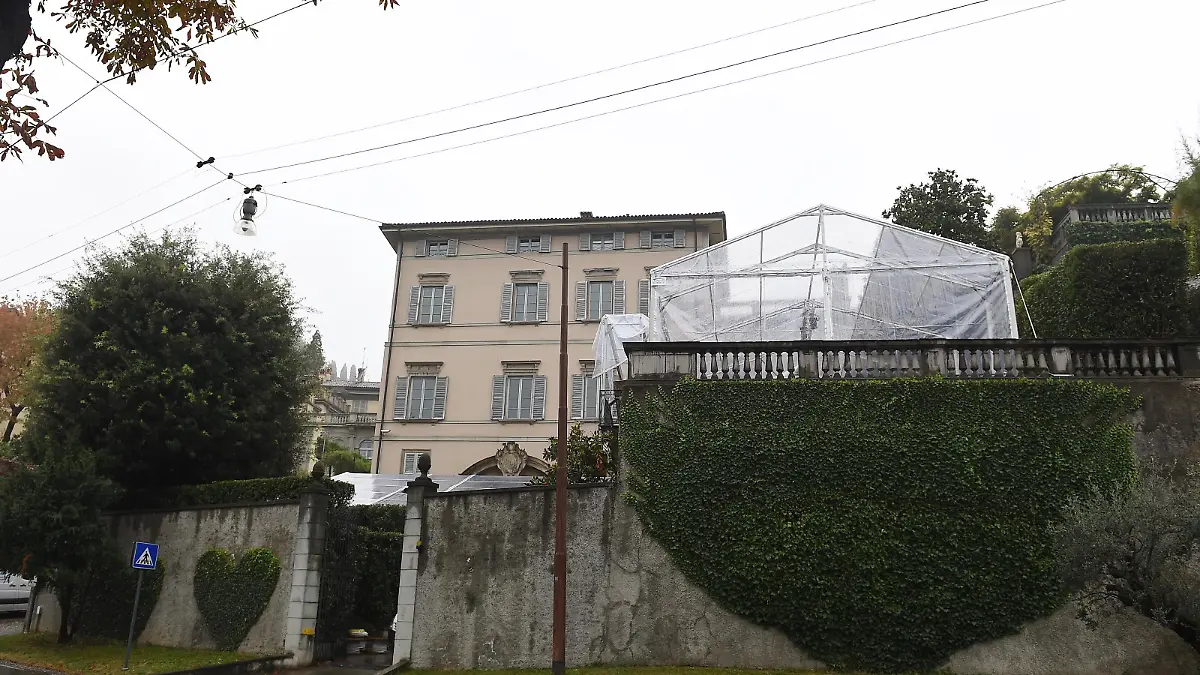 Preparations for the wedding of Michelle Hunziker and Tomaso Trussardi at Villa Trussardi and Palace of Ragione on September 08, 2014 in Bergamo, Italy. Michelle Hunziker is set to marry her fiancee Tomaso Trussardi this weekend in Bergamo.