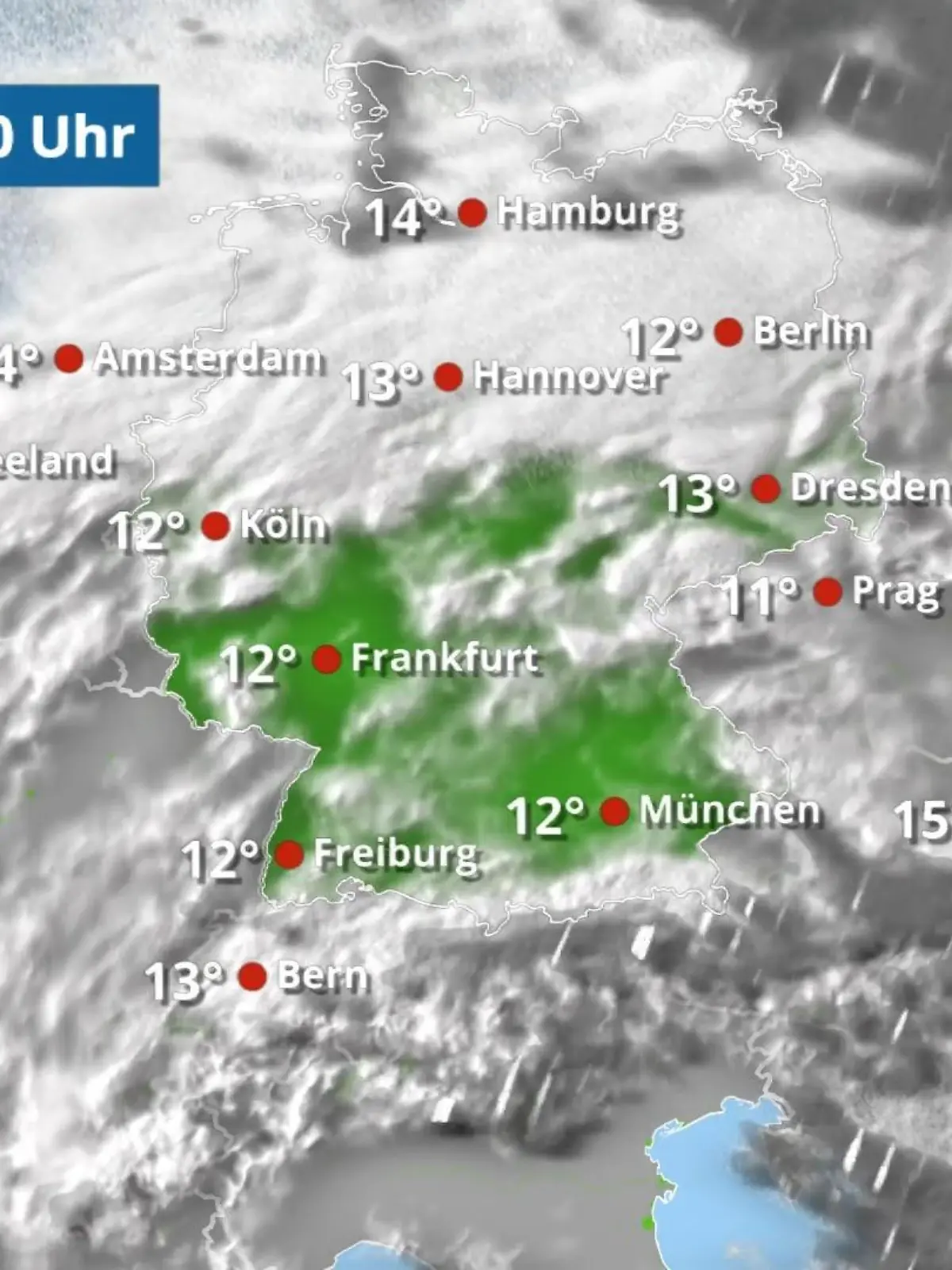 Bild zu: "Viele Wolken und Nebel, aber nur selten Regen"