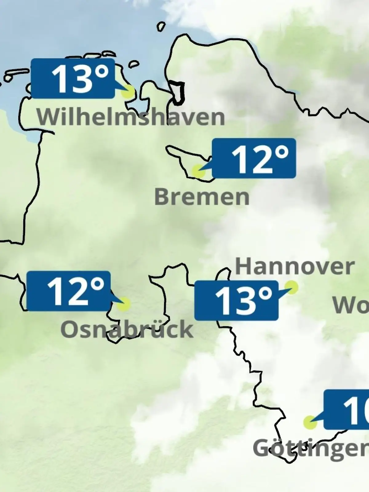 Bild zu: "Bremen und Niedersachsen: Wie wird das Wetter?"