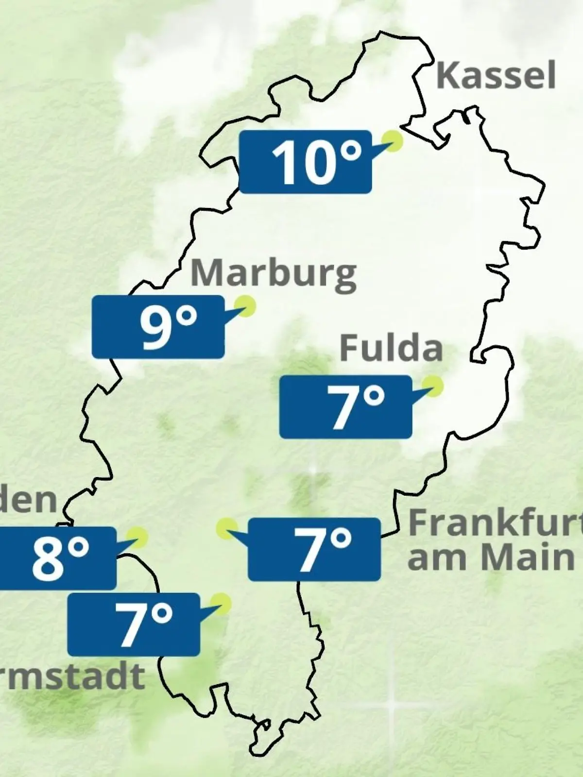 Bild zu: "Hessen: Wie wird das Wetter?"
