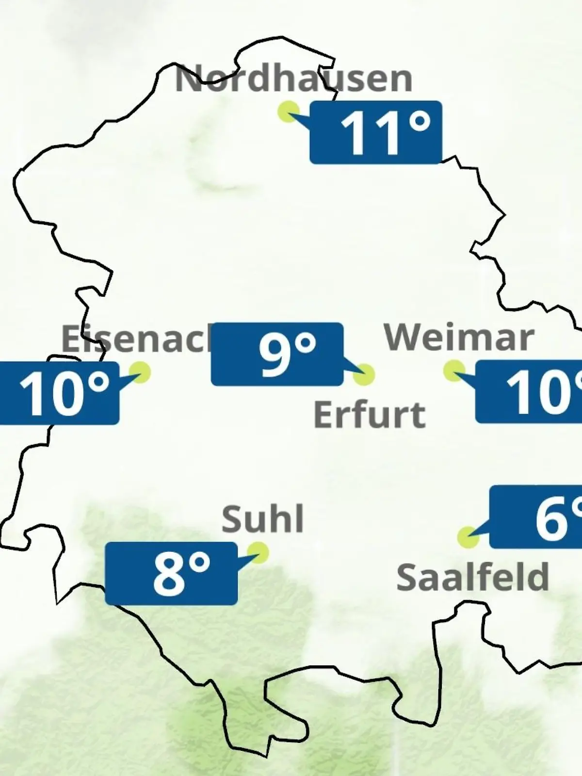 Bild zu: "Thüringen: Wie wird das Wetter?"