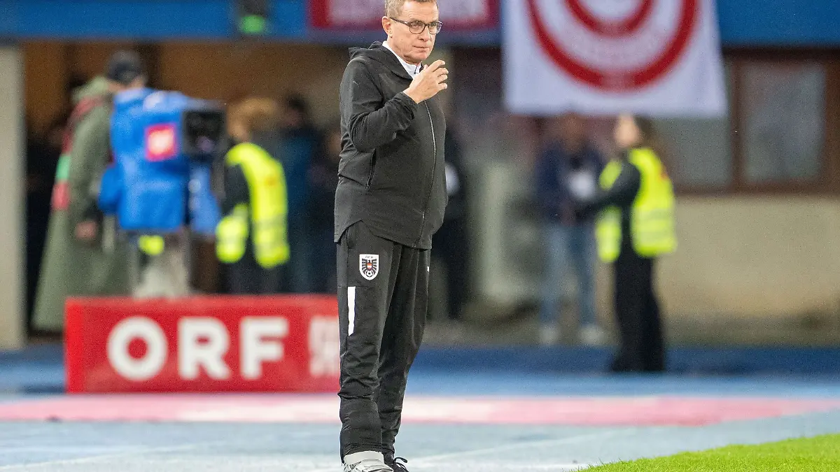 Ralf Rangnick feierte einen Sieg mit Österreich.