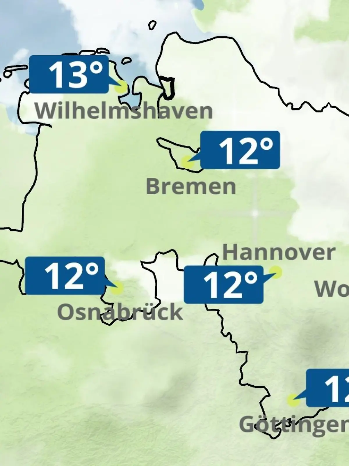 Bild zu: "Bremen und Niedersachsen: Wie wird das Wetter?"