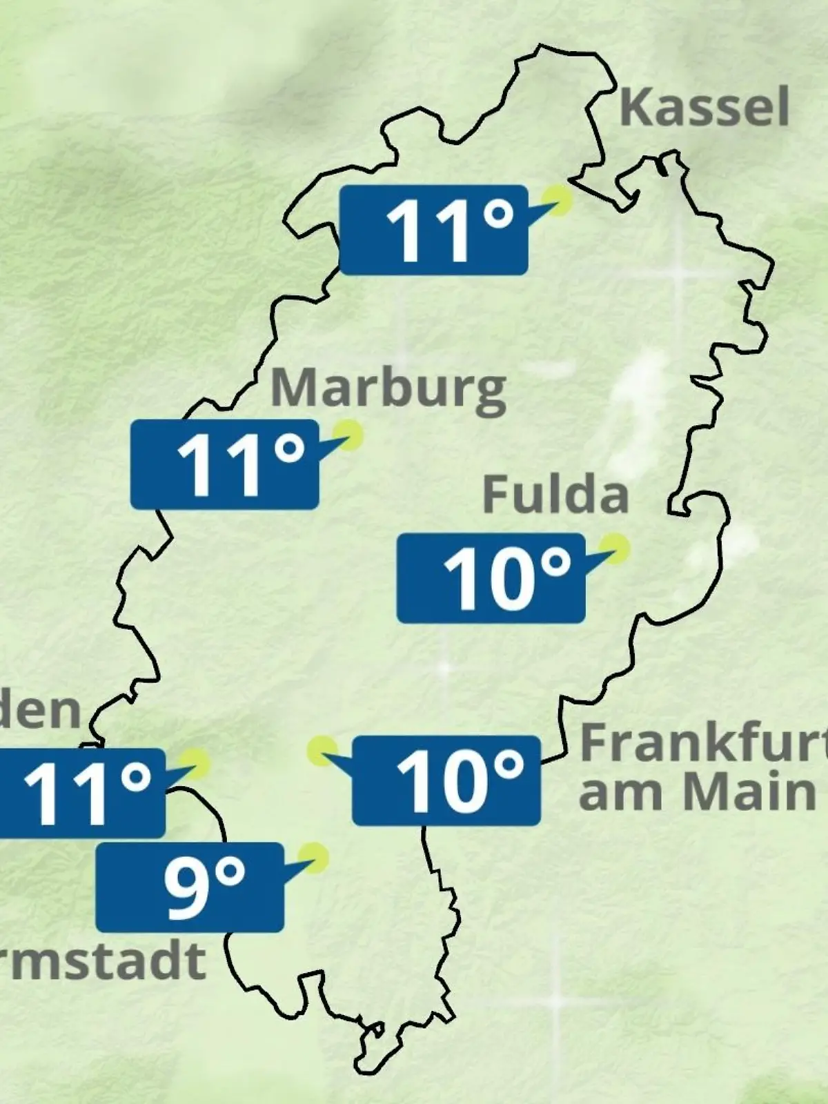 Bild zu: "Hessen: Wie wird das Wetter?"