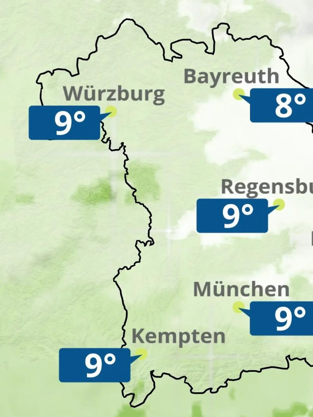 Bild zu: "Bayern: Wie wird das Wetter?"