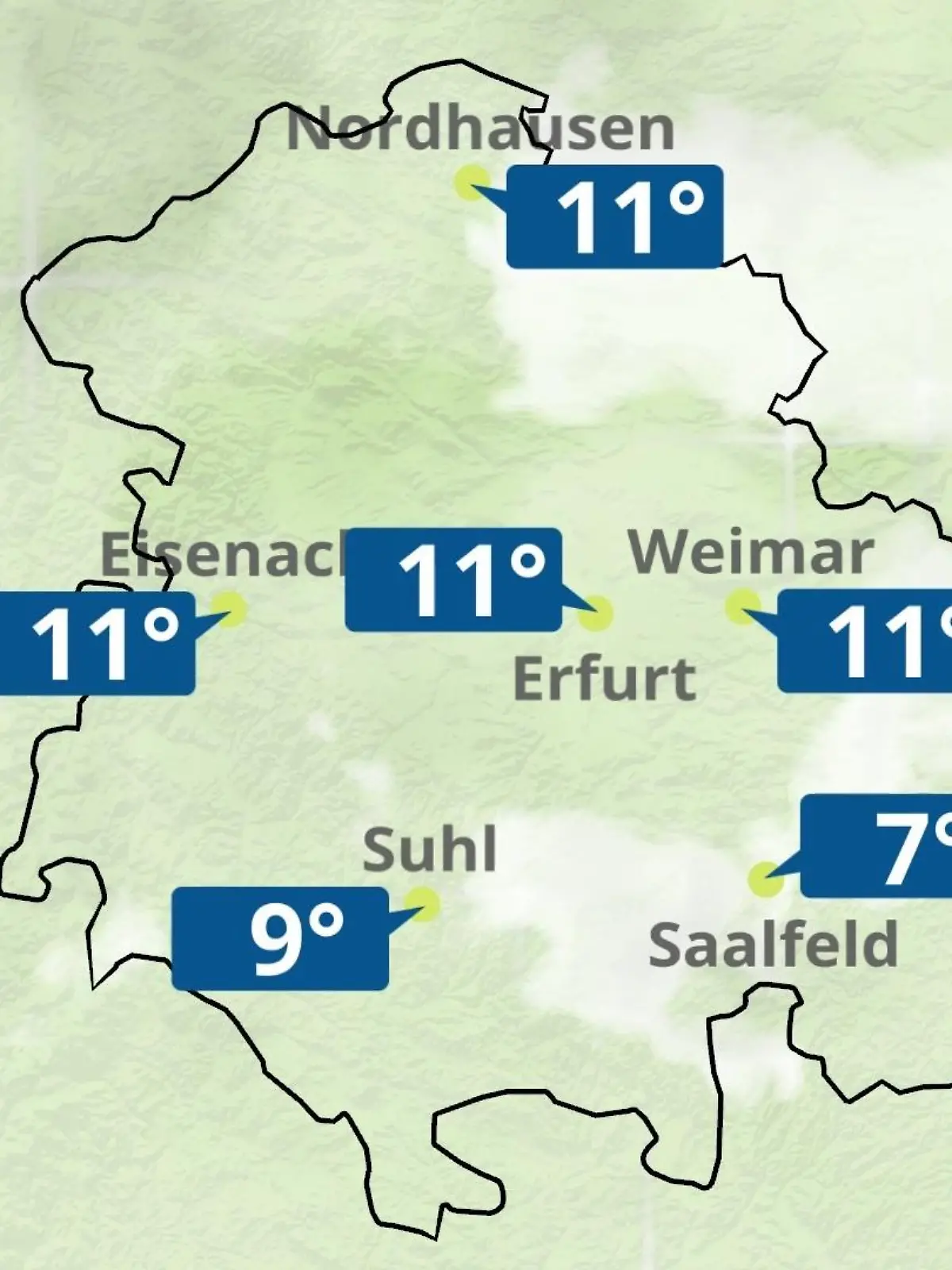 Bild zu: "Thüringen: Wie wird das Wetter?"