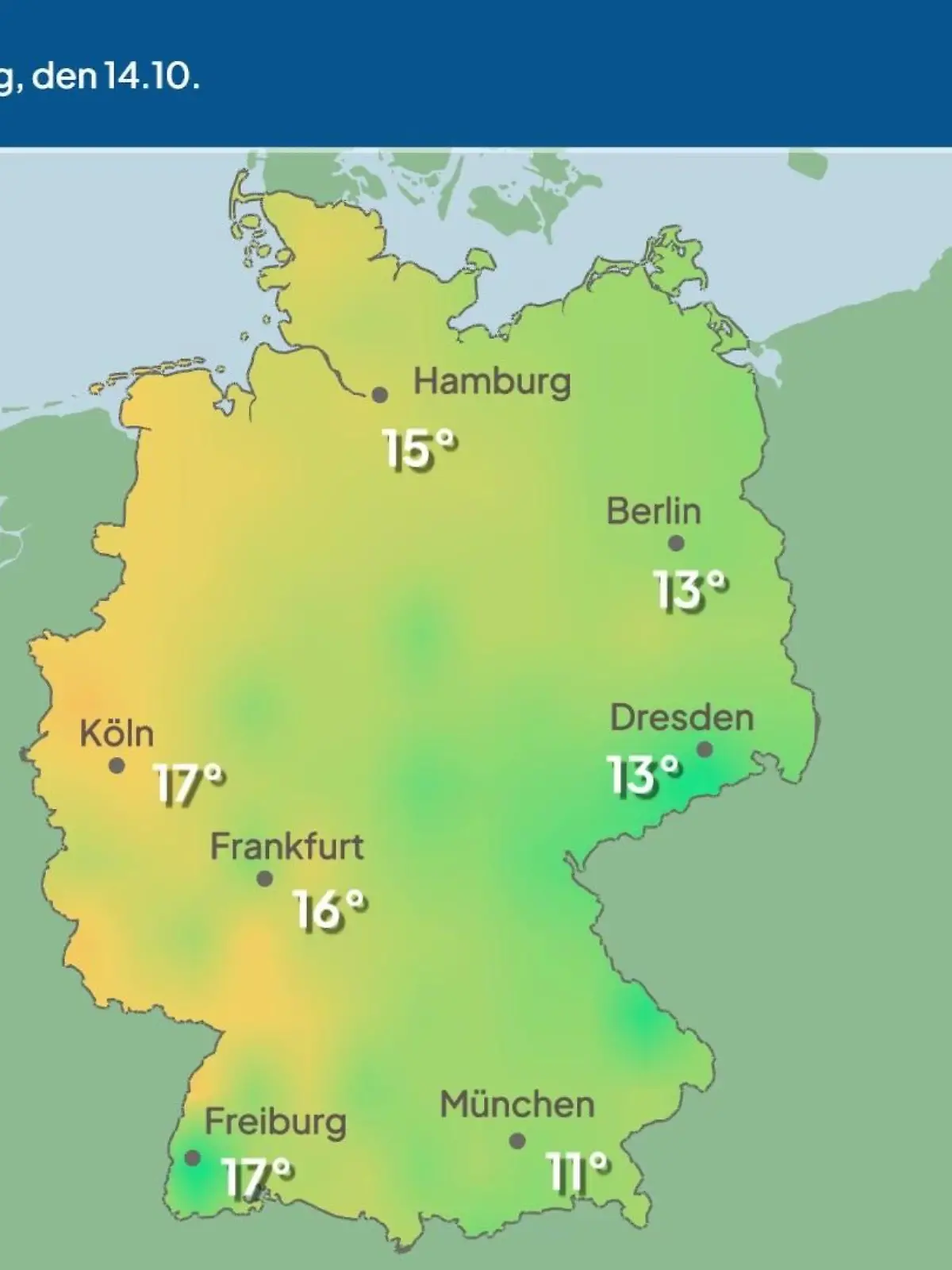 Bild zu: "Im Video: Temperatur-Vorhersage"