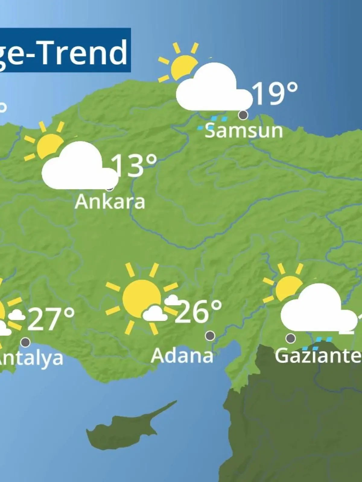 Bild zu: "Türkei: Wie wird das Wetter?"