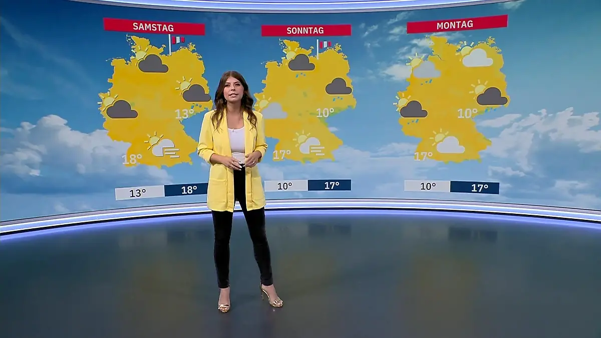 Aktuelle 3-Tage-Vorhersage Video Wetterbericht