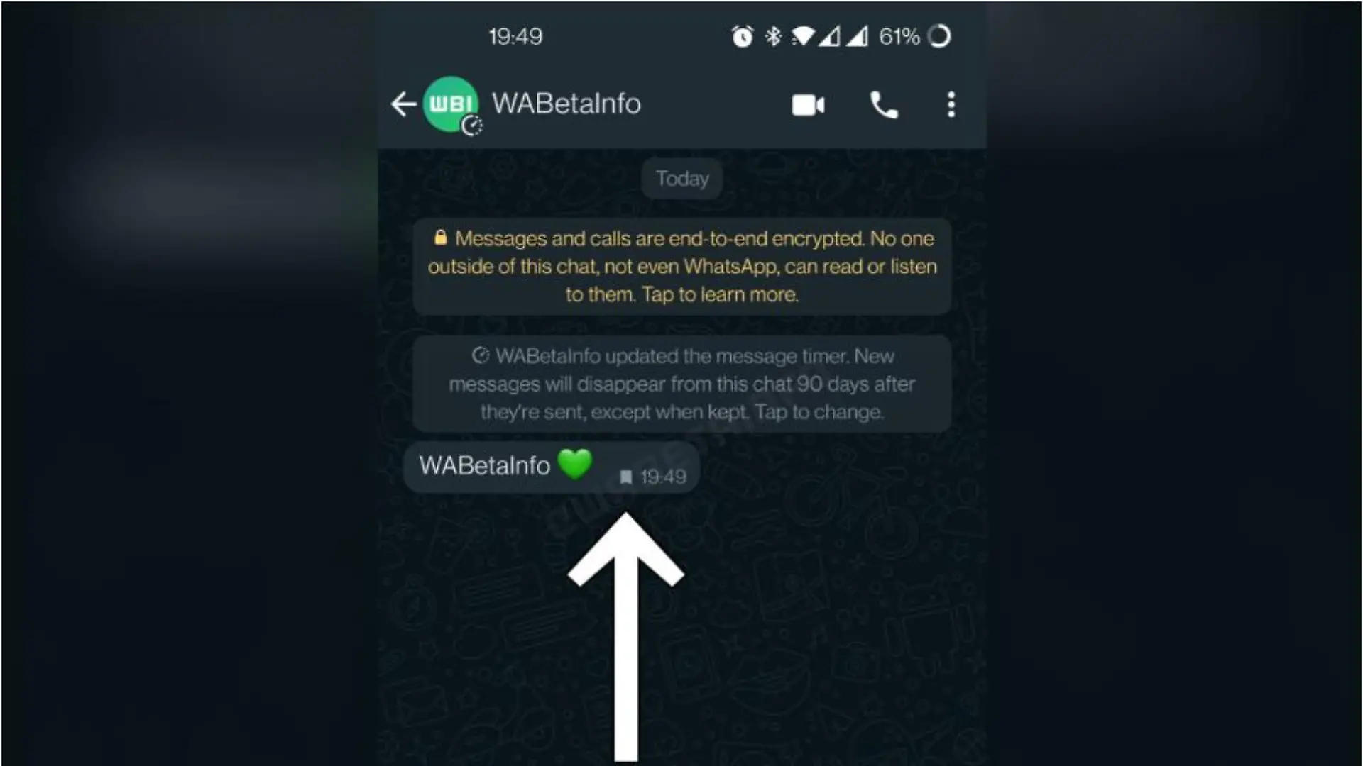 So soll das neue WhatsApp-Lesezeichen für Nachrichten aussehen.