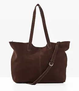 Maxi Shopper aus Wildleder