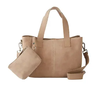 Lederhandtasche mit viel Stauraum