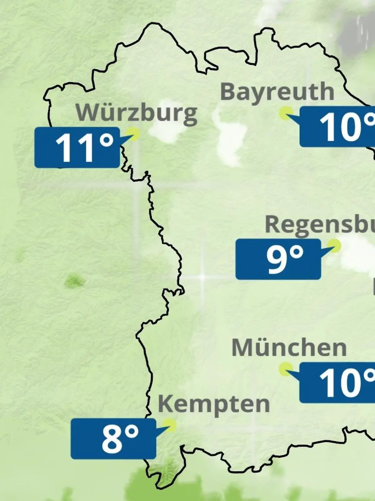 Bild zu: "Bayern: Wie wird das Wetter?"