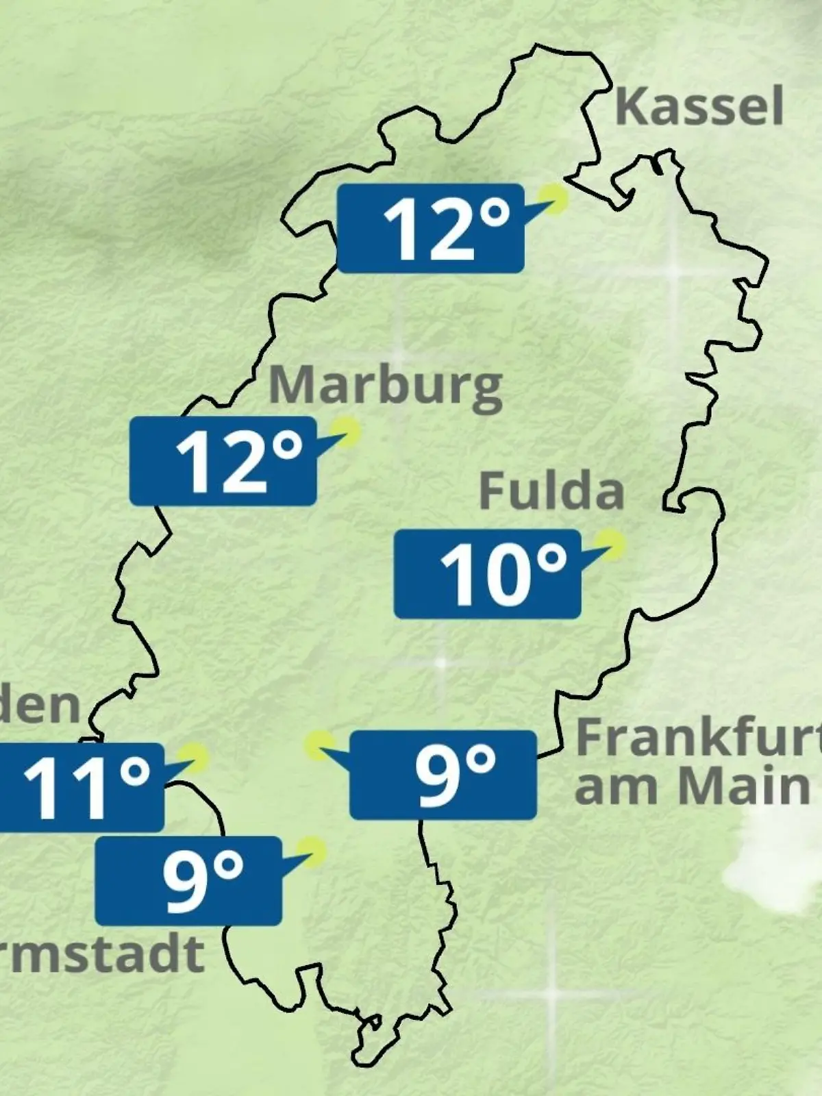 Bild zu: "Hessen: Wie wird das Wetter?"